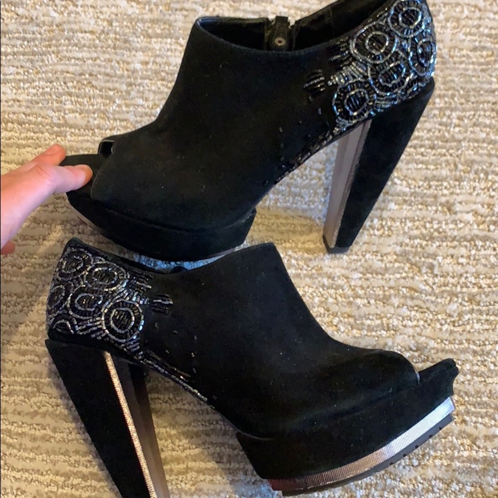 Sam Edelman Open Toe Booties - image 1